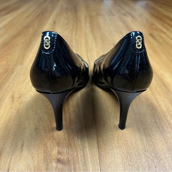 Cole Haan Women’s Black Patent Leather Pointed-Toe Heels - Picture 2 of 11
